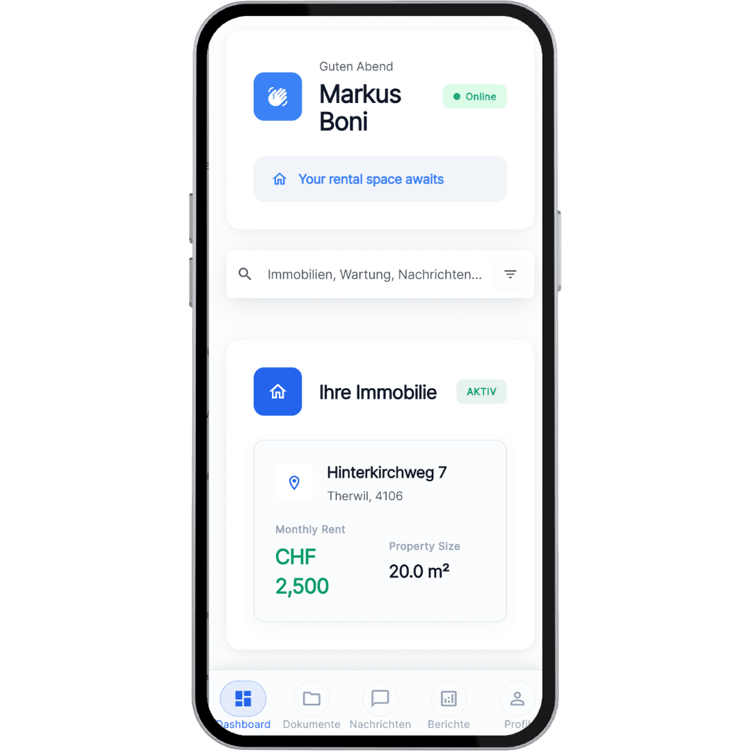 ImmoSync App Mockup